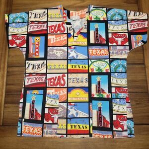 Texas Themed Scrub Top (Mad About Scrubs) - Size XS